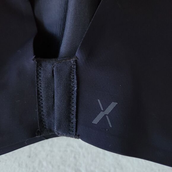 Knix bra HIBRA101 Black Sports Bra Lined SIze 8 Wireless Sports Bra High Support - Picture 4 of 7